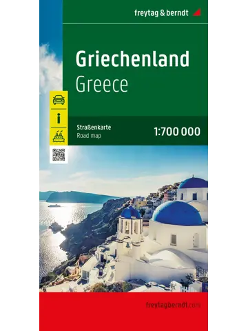 Wegenkaart Griekenland 1-zijdig 1:700.000
