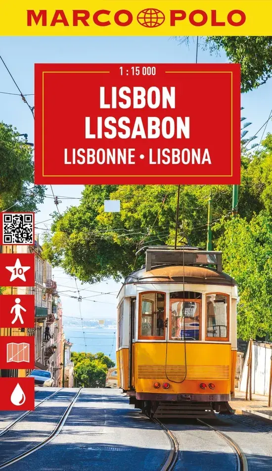 Stadsplattegrond City Map Lissabon 1:15.000