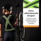 Reflecterend Veiligheidsvest  – Elastisch - Geel