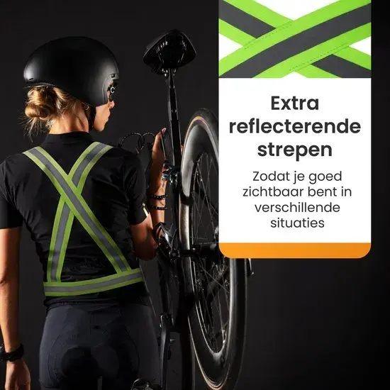 Reflecterend Veiligheidsvest  – Elastisch - Geel