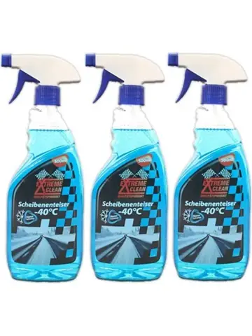 3 - flessen ruiten vloeistof voor autoruiten