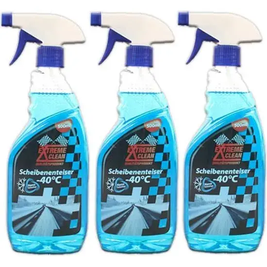 3 - flessen ruiten vloeistof voor autoruiten