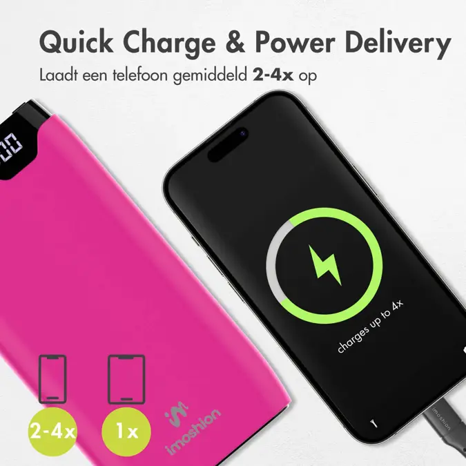 imoshion Powerbank 20.000 mAh 22.5w Snellader