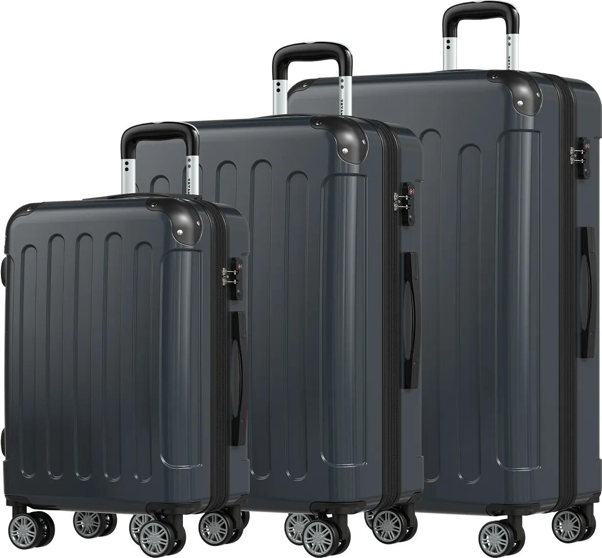 Trvlmore  Kofferset  3 Delig  45L  Donker Grijs