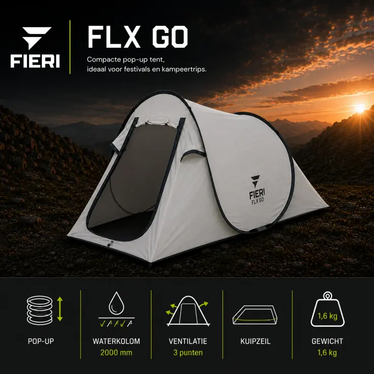FLX Go - Pop-up tent (2P)