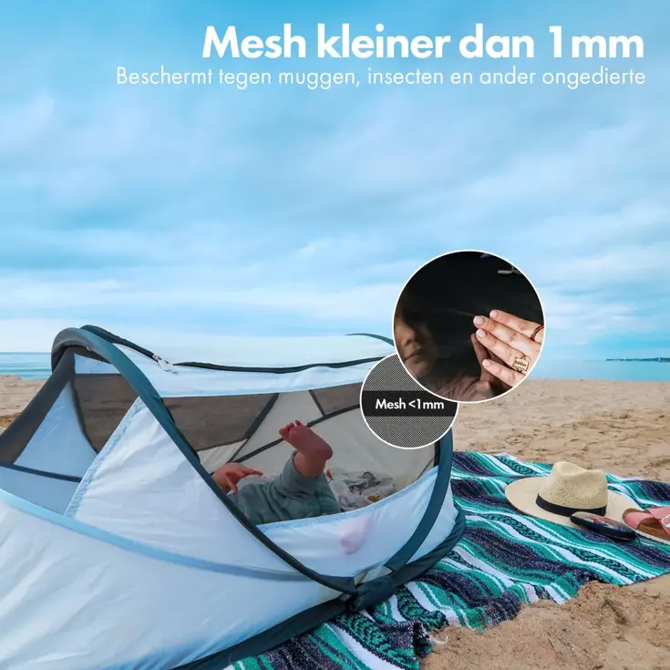 BabyBox Campingbedje - baby tentje - 50% UV