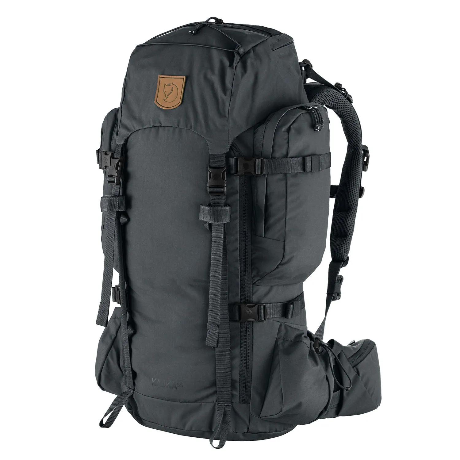 Fjallraven  Kajka 55 S/M coal black  Zwart