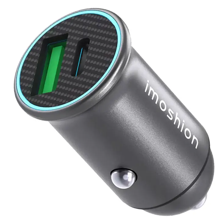 Autolader - 1x USB-C & 1x USB - 60W