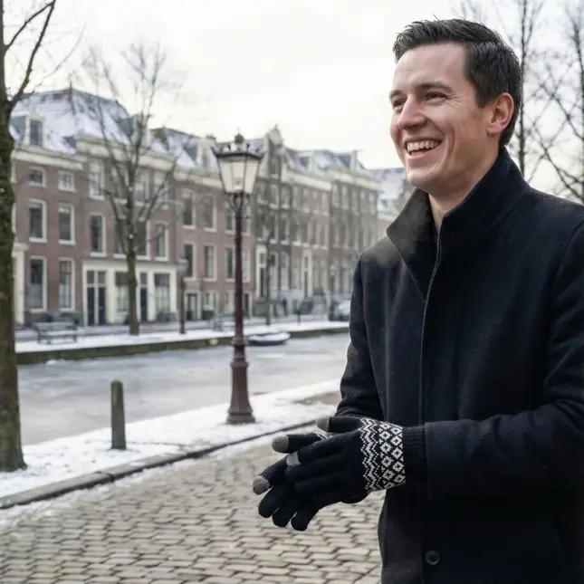 Touchscreen Handschoenen Winter - Zwart