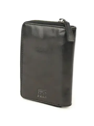 Loet - Ritsportemonnee - Leer - 6 pasjes