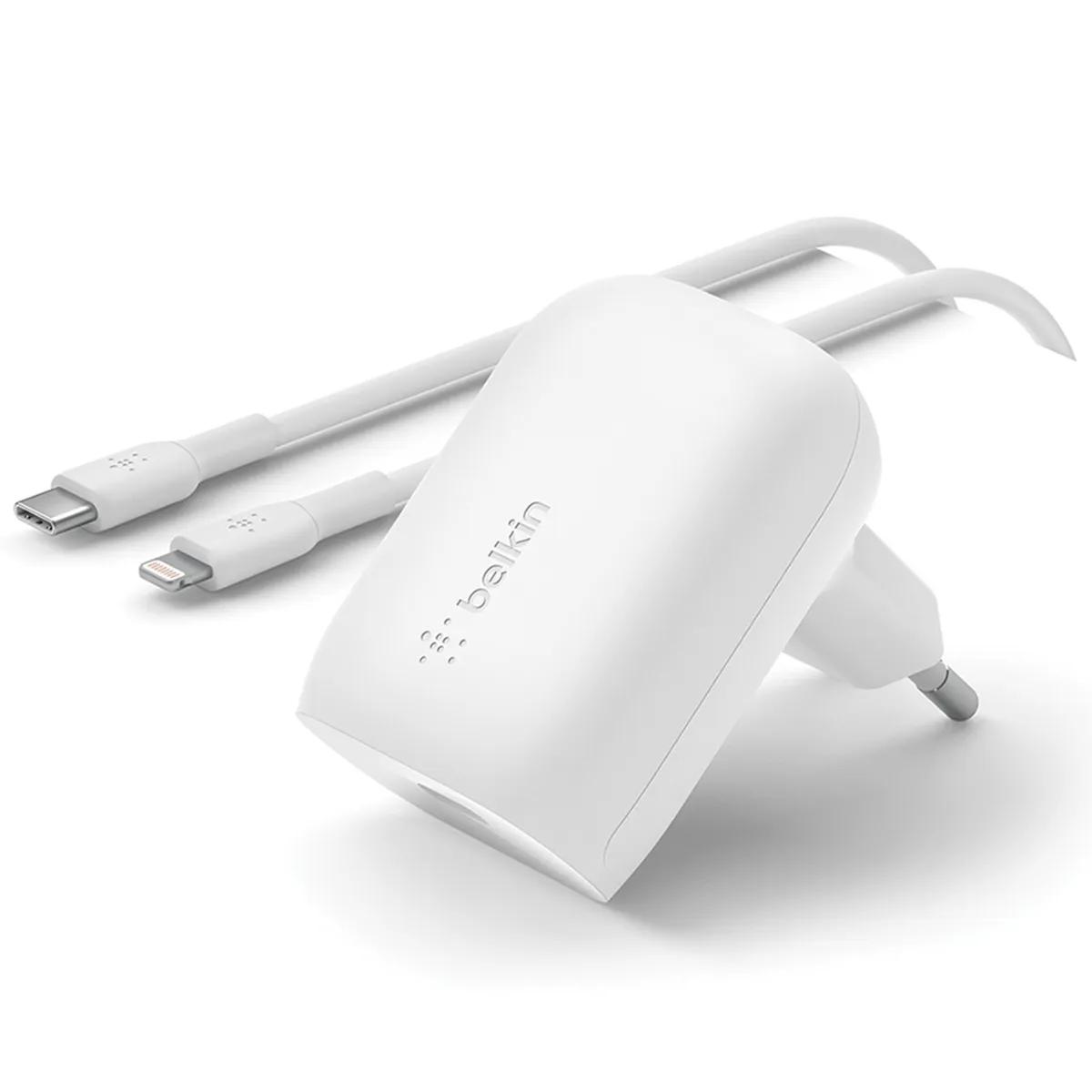 Belkin  Adapter met Kabel  USB-C to Lightning  Wit main product image