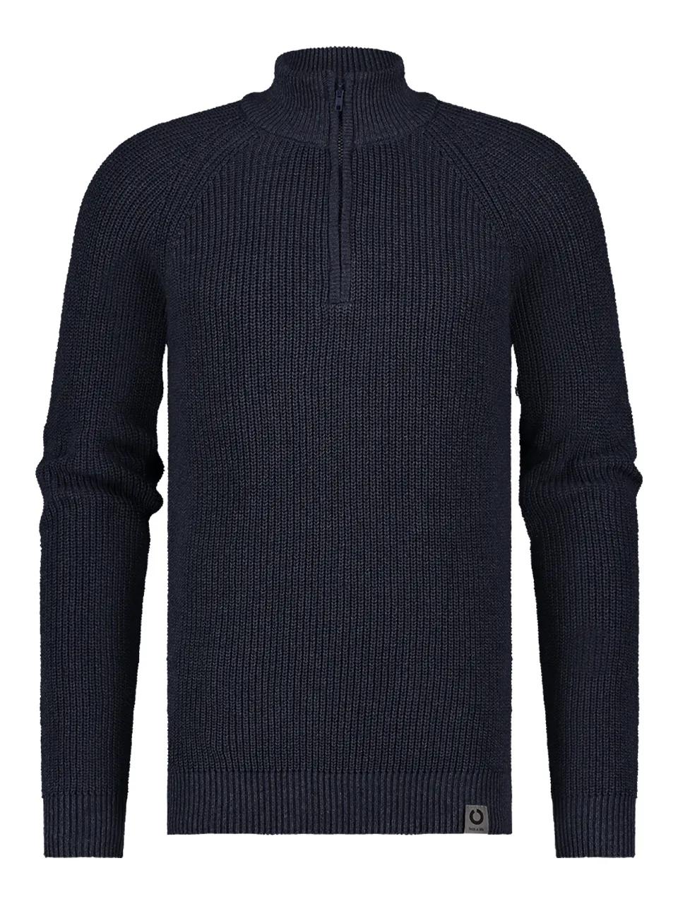 Loop.a Life Cotton zip  Trui heren  Blauw   S