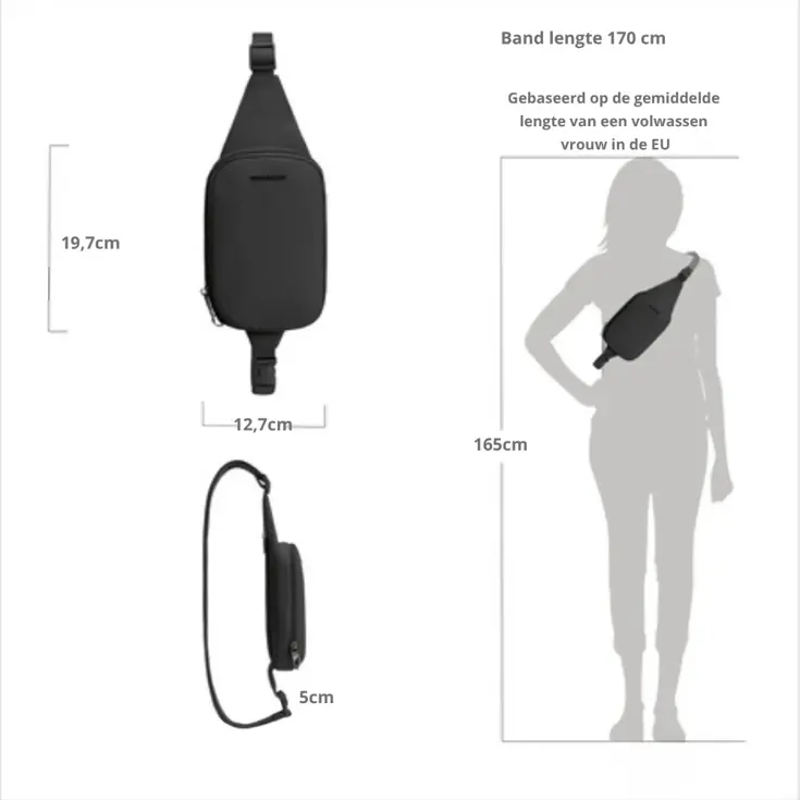 Roam Anti-diefstal Compact Sling Tas
