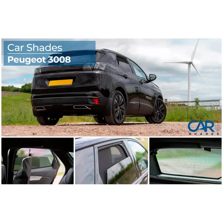 Peugeot 3008 II 2016 - Zonneschermen - Car Shades