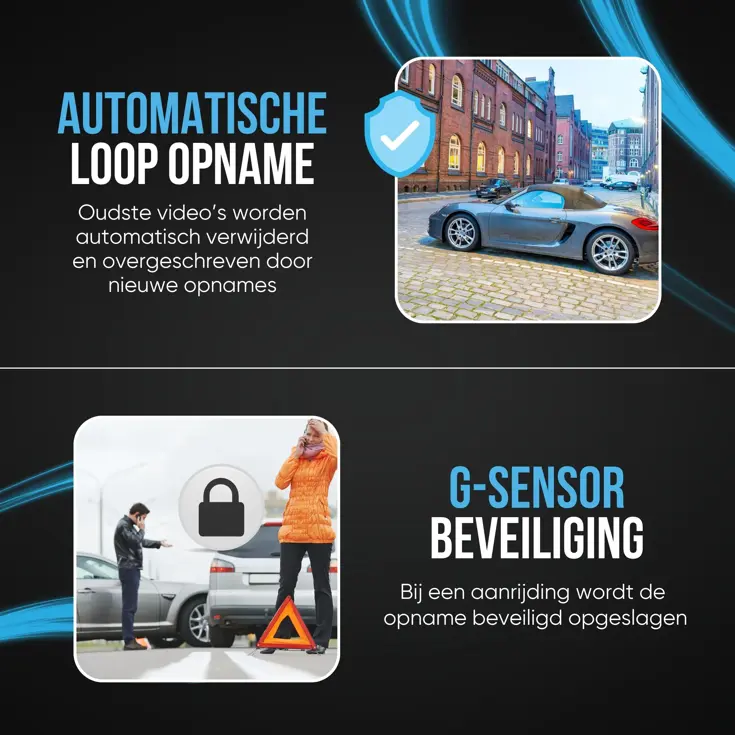 M68 4K 2CH Wifi GPS 32gb dashcam