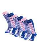 6 paar - Dames - Skisokken