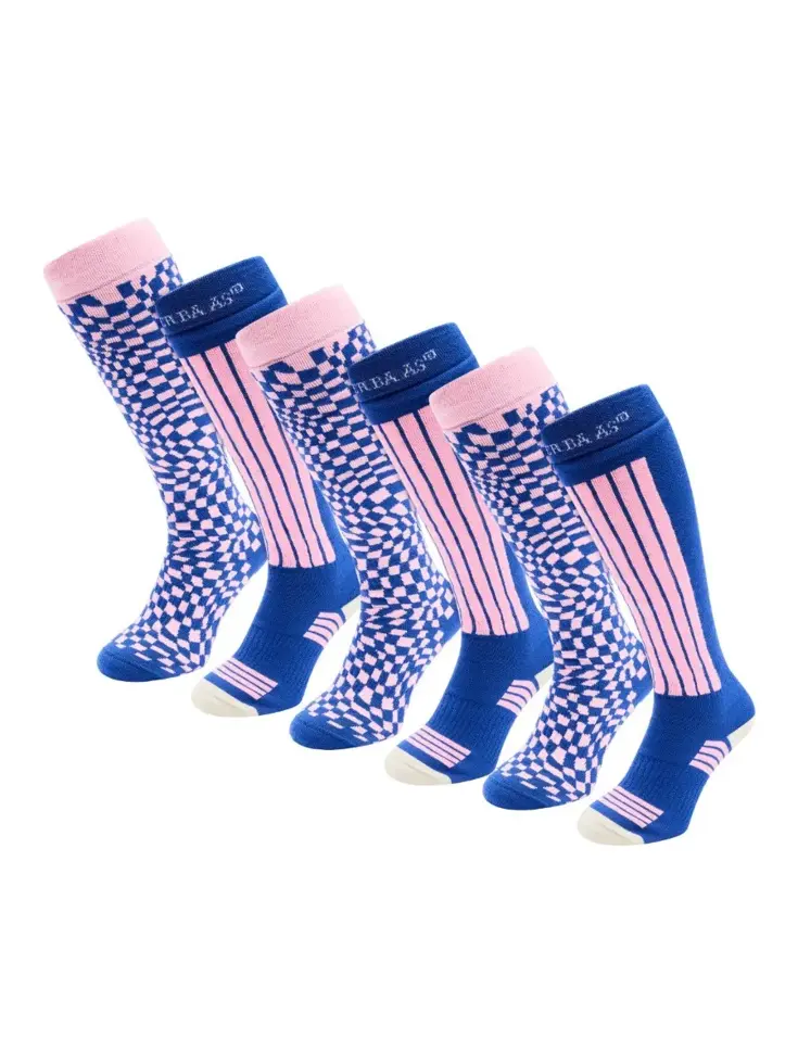 Poederbaas - 6 paar - Dames - Skisokken