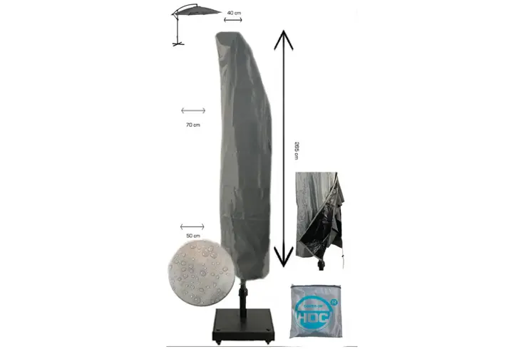 Zweefparasol hoes 265x50x70 cm - Diamond