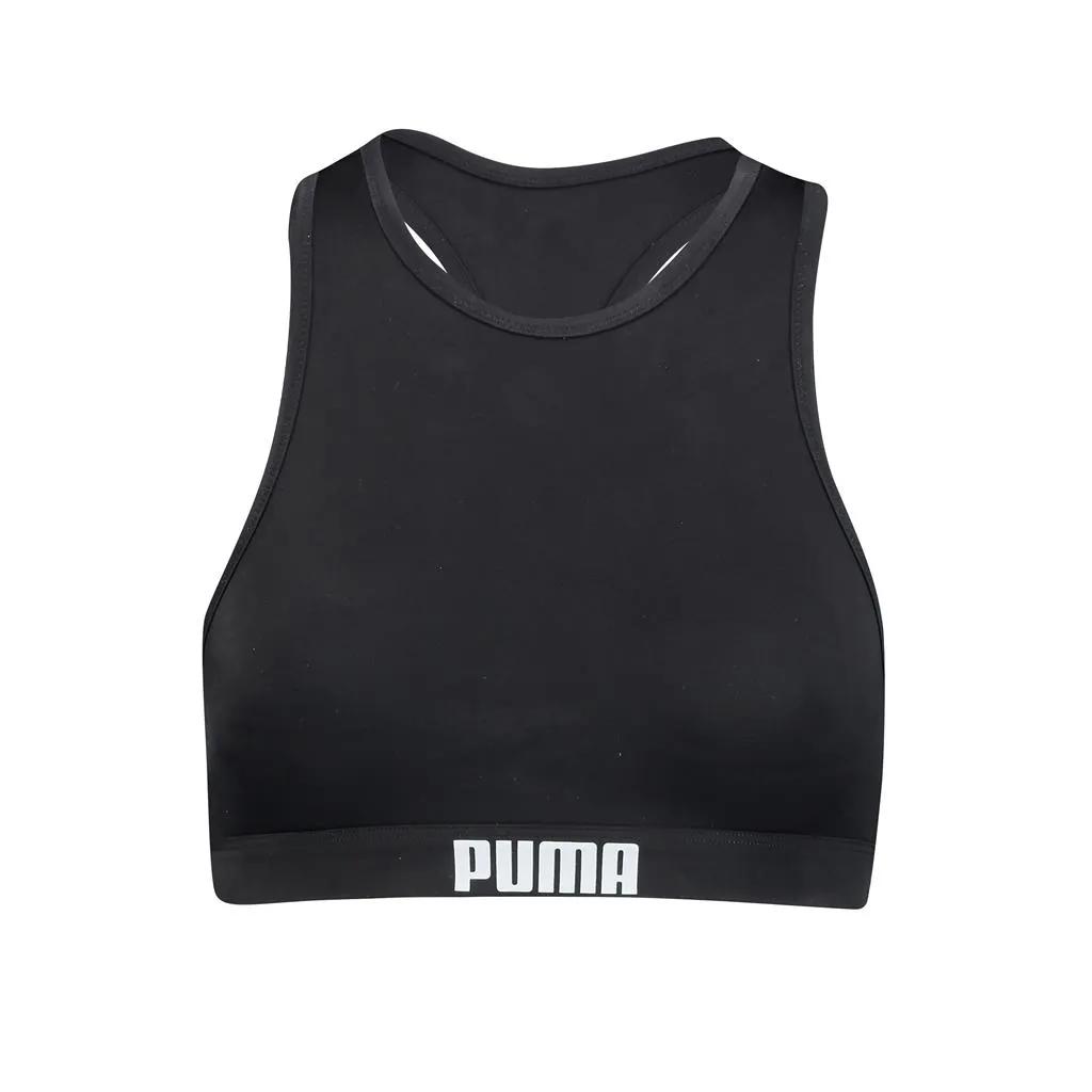 Puma   Racerback Zwemtop  Dames  Bikinitop  Zwart