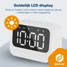 Denver EC54W Klokradio met Bluetooth