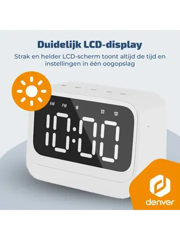 EC54W Klokradio met Bluetooth
