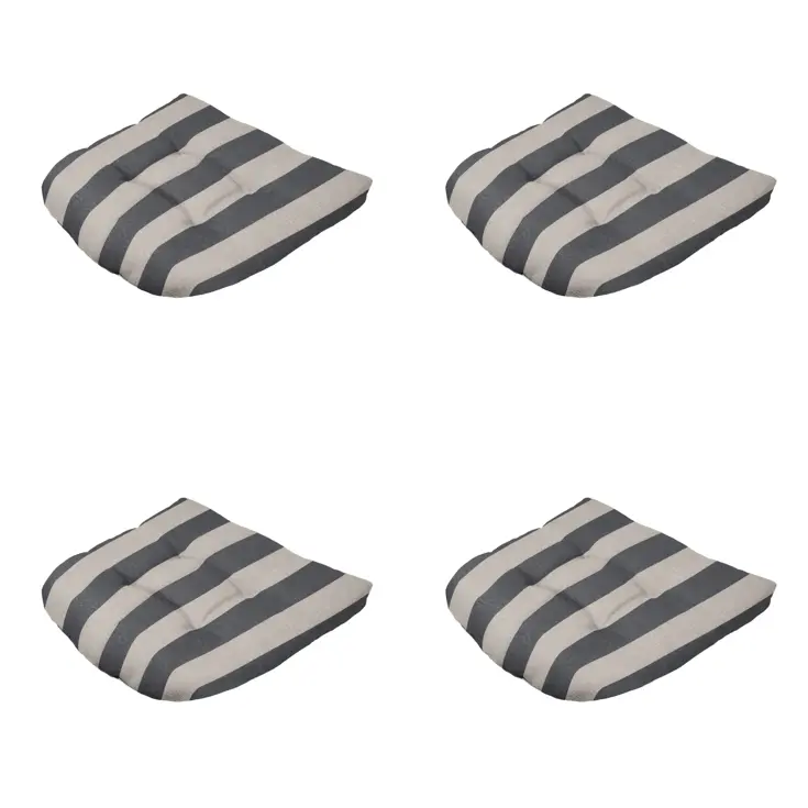 Amora - Tuinstoelkussen Hoge Rug - Set van 4