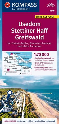 Fietskaart FK 3349 Usedom