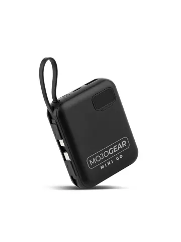 Powerbank 10.000 mAh met Kabels - Zwart