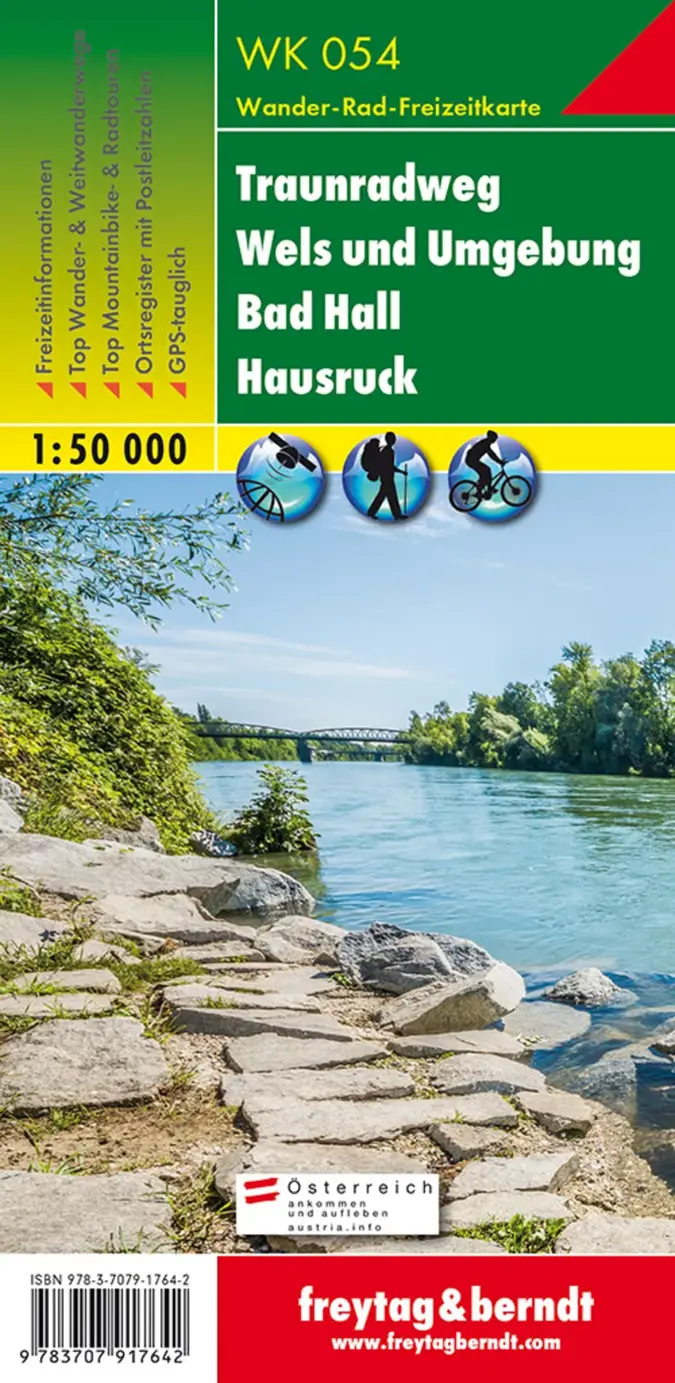 F&B Wandelkaart WK054 Traunradweg