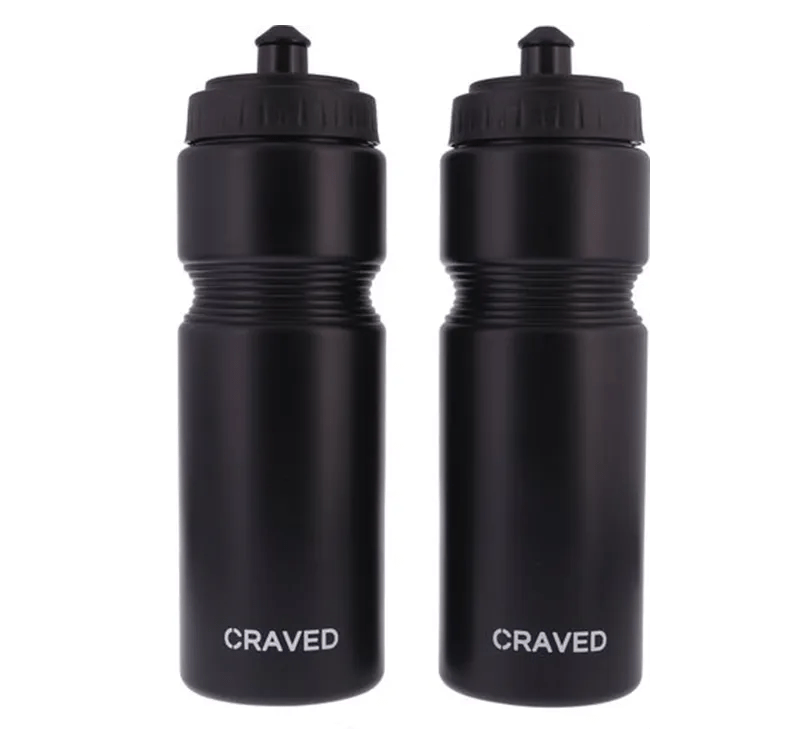 Craved  bidons  2 stuks  750ml  Zwart