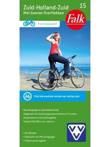 VVV Fietskaart 15 Zuid-Holland Zuid