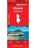 Wegenkaart National 807 Albanië