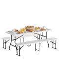 Inklapbare picknickset – 180x74 cm