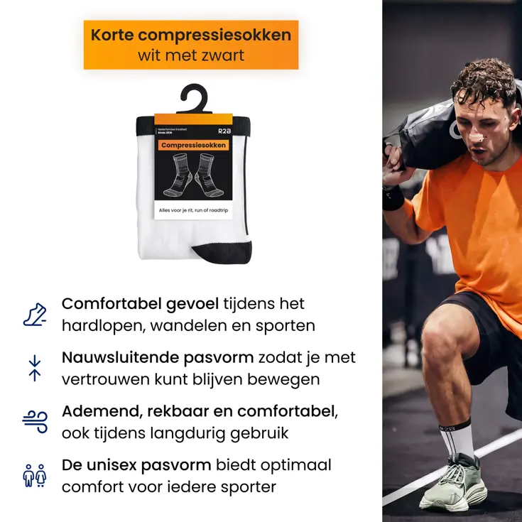 Compressie sokken Sport - Kort