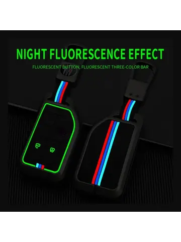 Metalen Sleutelhoesje voor Volvo grijs VOLVO-TRUCK