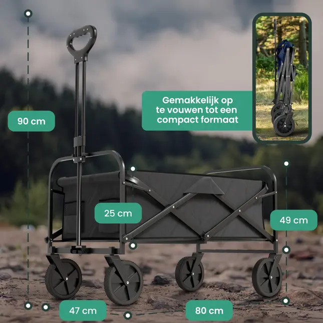 Bolderkar Opvouwbaar