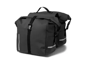 Dubbele Rol Fietstas - Zwart