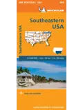 Kaart Regional 584 USA Zuid-Oost