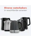 Waterkoker – 1L – Titanium Grijs/RVS