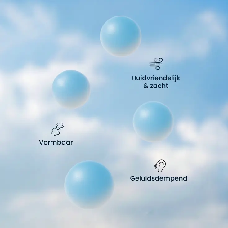 Siliconen Oordoppen Slapen & Reizen - 20 Stuks
