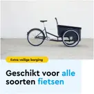 Hondenfietskar – Opvouwbaar –Max. 40 kg-Rood/zwart