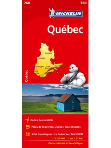 Wegenkaart National 760 Quebec