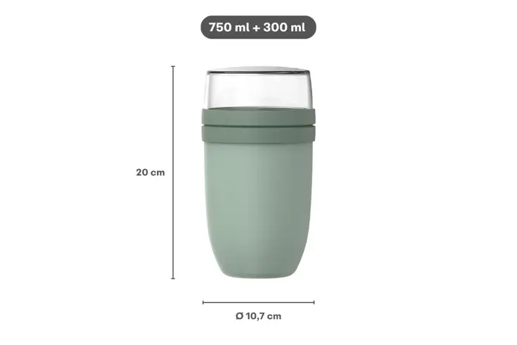 Mepal Ellipse Lunchpot xl 750 + 300 ml