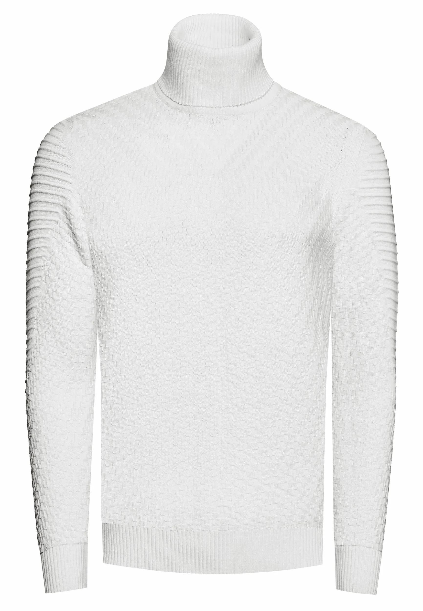 Rusty Neal FR13318 Heren gebreide trui kapuzenpullover hoodie pullover, grijs, XXL