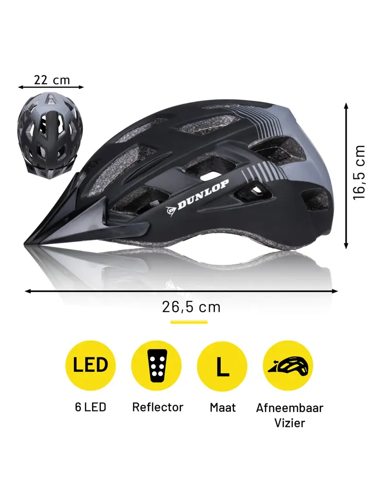 Fietshelm - Mountainbike Helm - Zwart