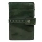 Sanne - Portemonnee - Leer - Overslag - Studs