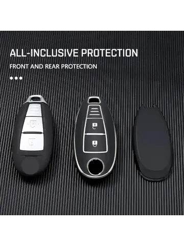 TPU Sleutelhoesje voor Suzuki zwart A3A