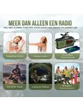 Noodradio DAB+/FM - 5000mAh - Solar Opwindbaar