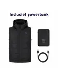 Verwarmde Bodywarmer met Capuchon - Vrouwen