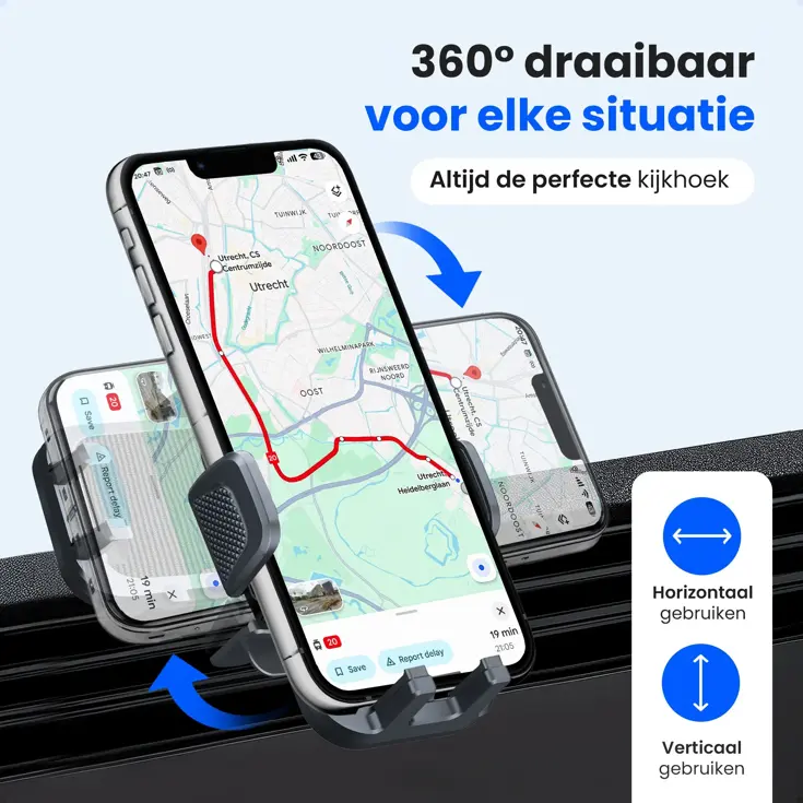 Telefoonhouder Auto - Ventilatie - 360°